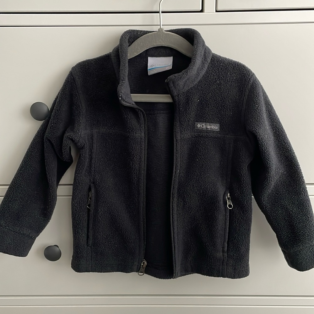 Columbia Fleece Jacket, Black, Toddler 3T